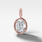 Club Oval Attachable Diamond Pendant