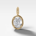 Club Oval Attachable Diamond Pendant