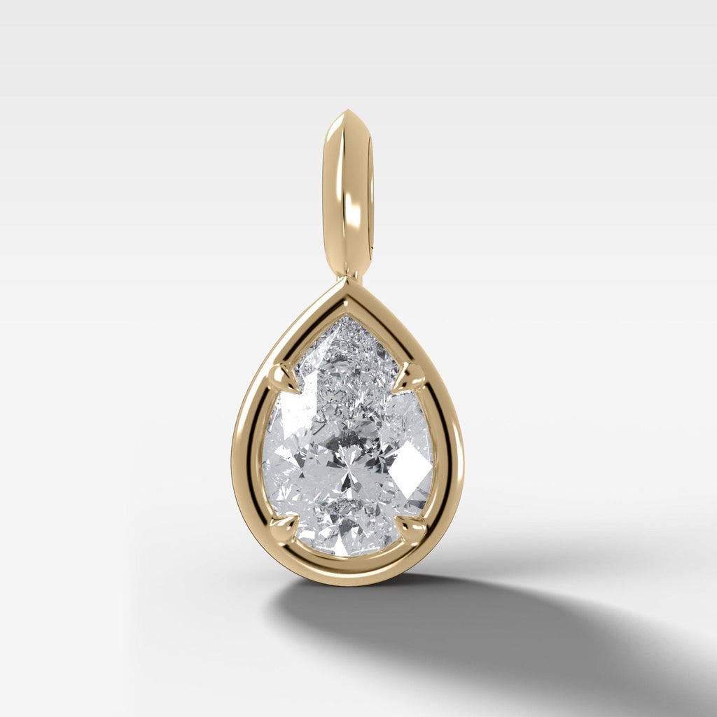 Club Pear Attachable Diamond Pendant