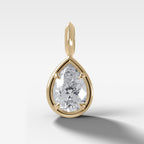 Club Pear Attachable Diamond Pendant