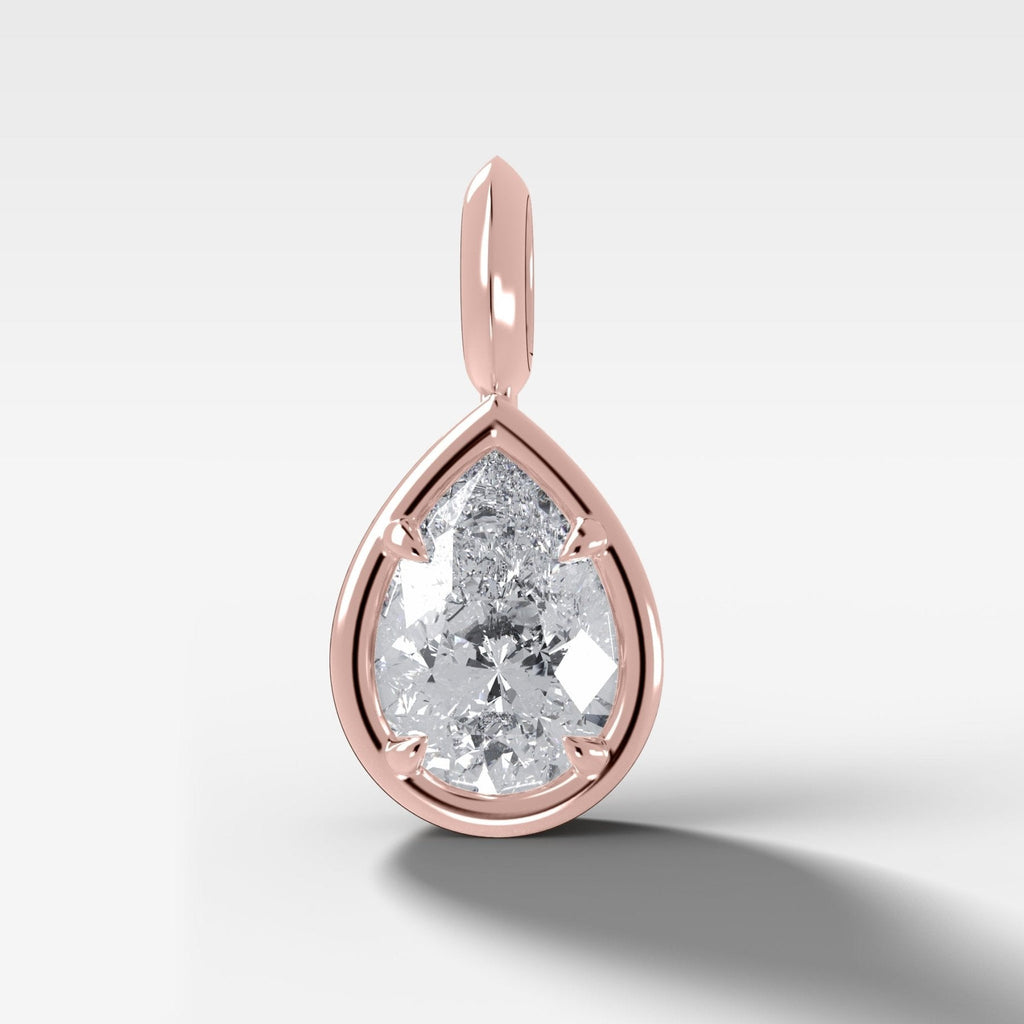 Club Pear Attachable Diamond Pendant