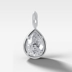 Club Pear Attachable Diamond Pendant