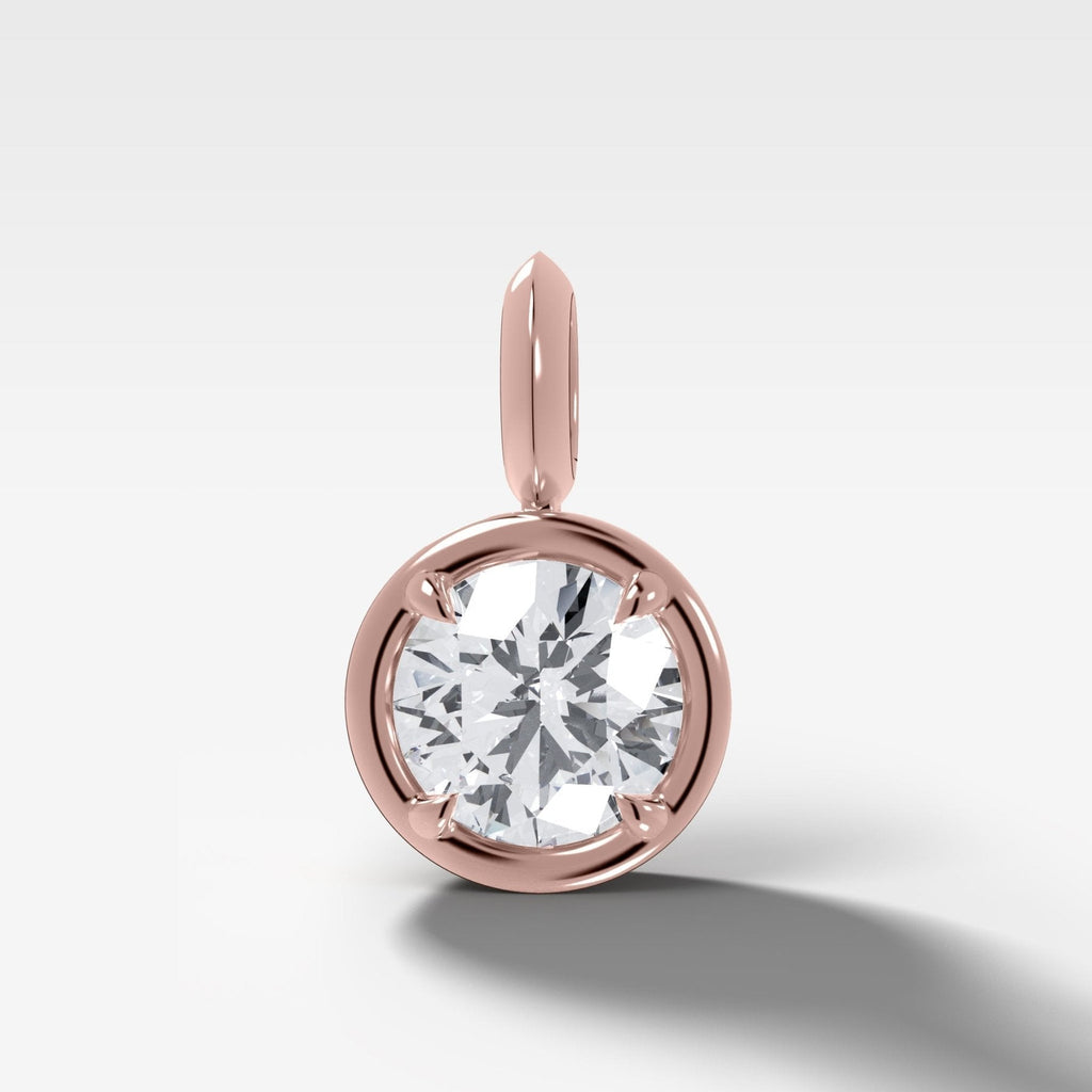Club Round Attachable Diamond Pendant