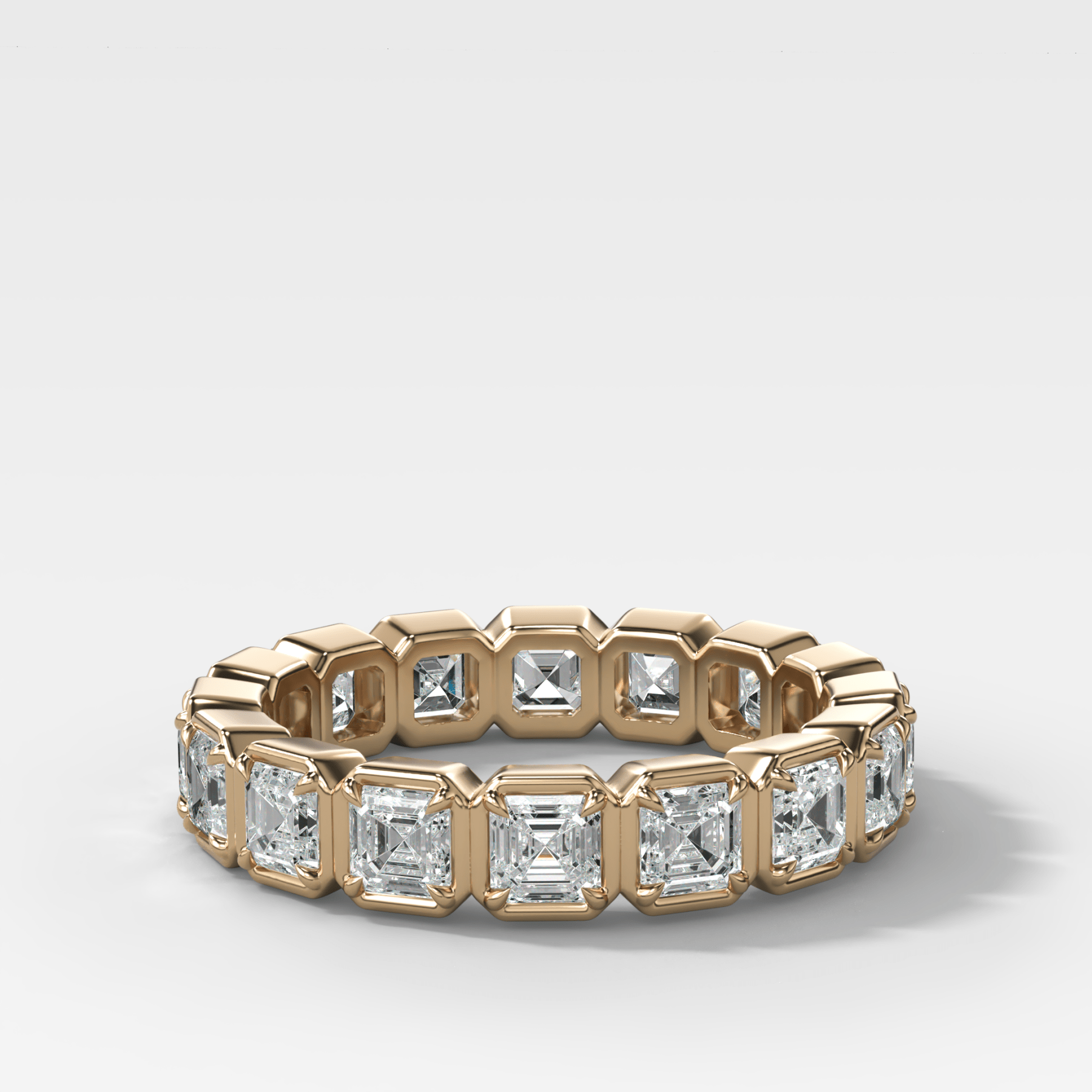 Club Set Eternity Band With Asscher Cuts Main image