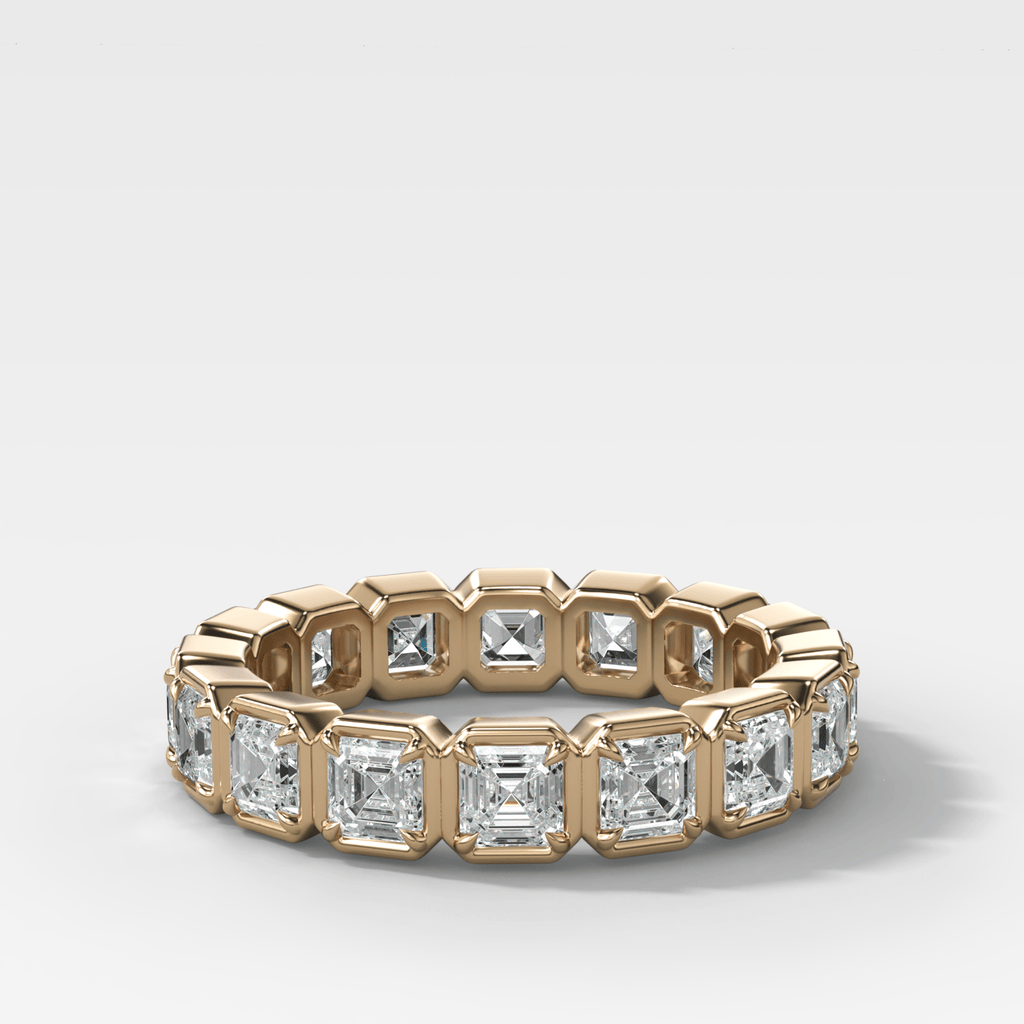 Club Set Eternity Band With Asscher Cuts