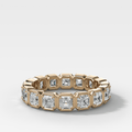Club Set Eternity Band With Asscher Cuts
