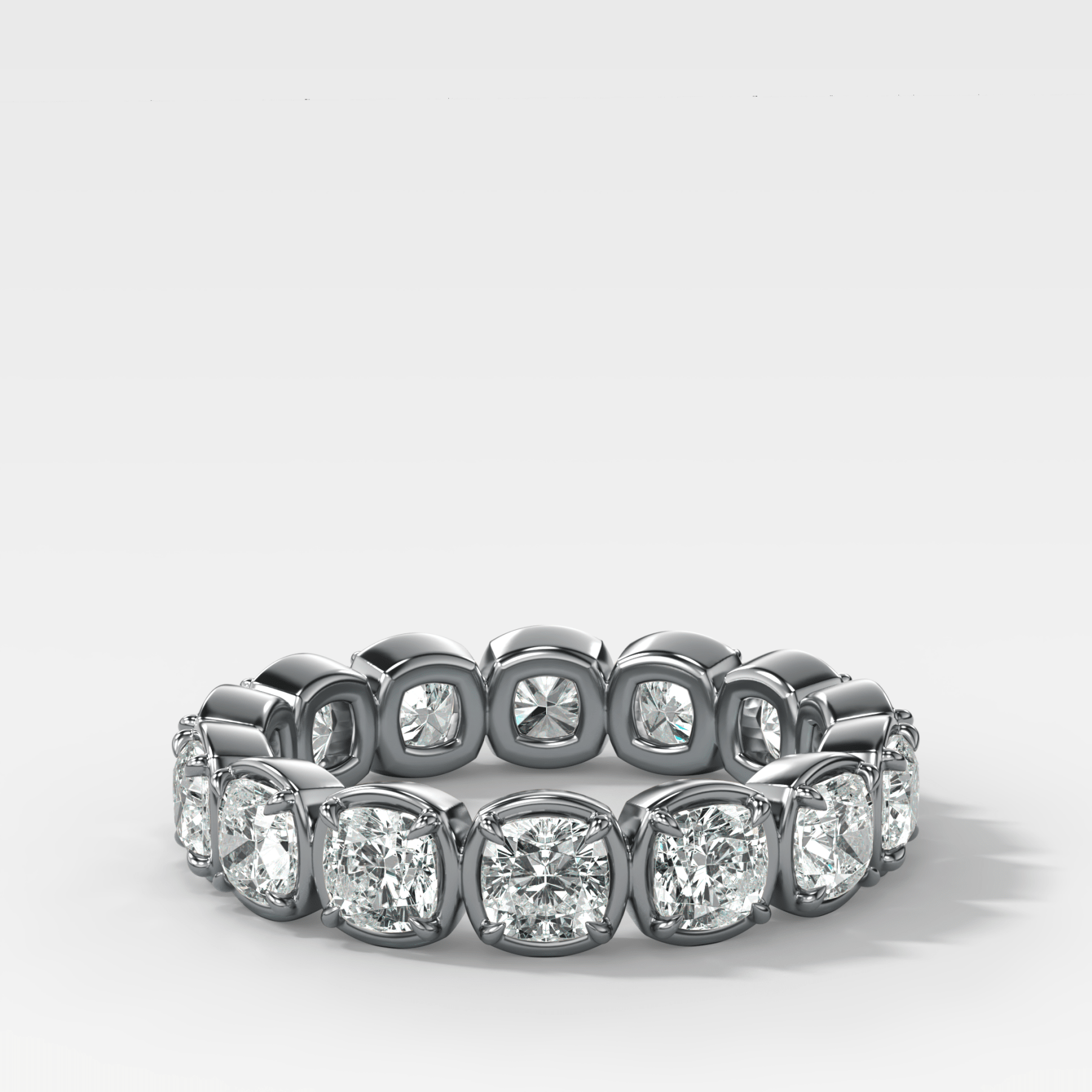 Club Set Eternity Band With Cushion Cuts Secondary image