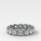 Club Set Eternity Band With Cushion Cuts