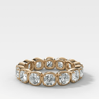 Club Set Eternity Band With Cushion Cuts