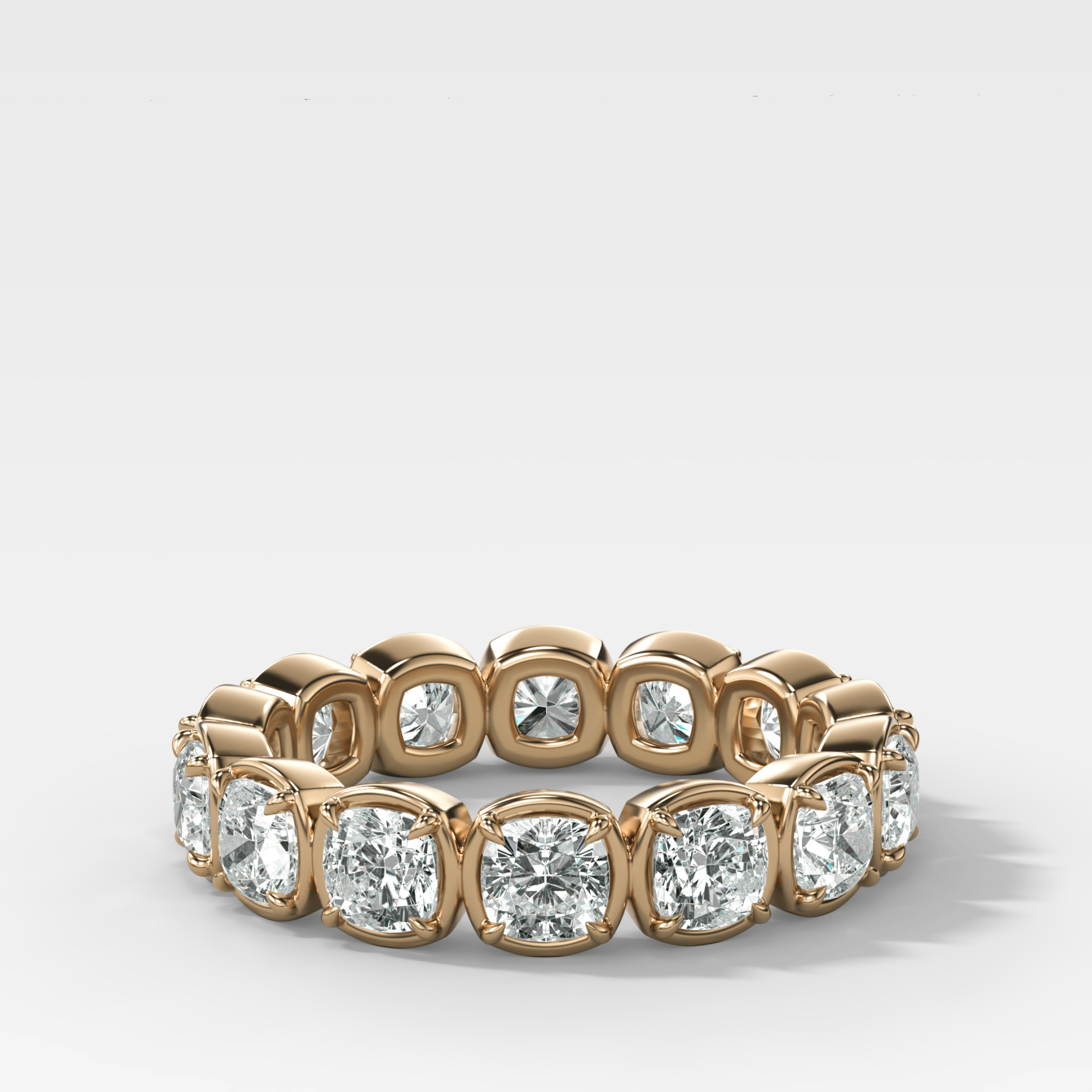 Club Set Eternity Band With Cushion Cuts