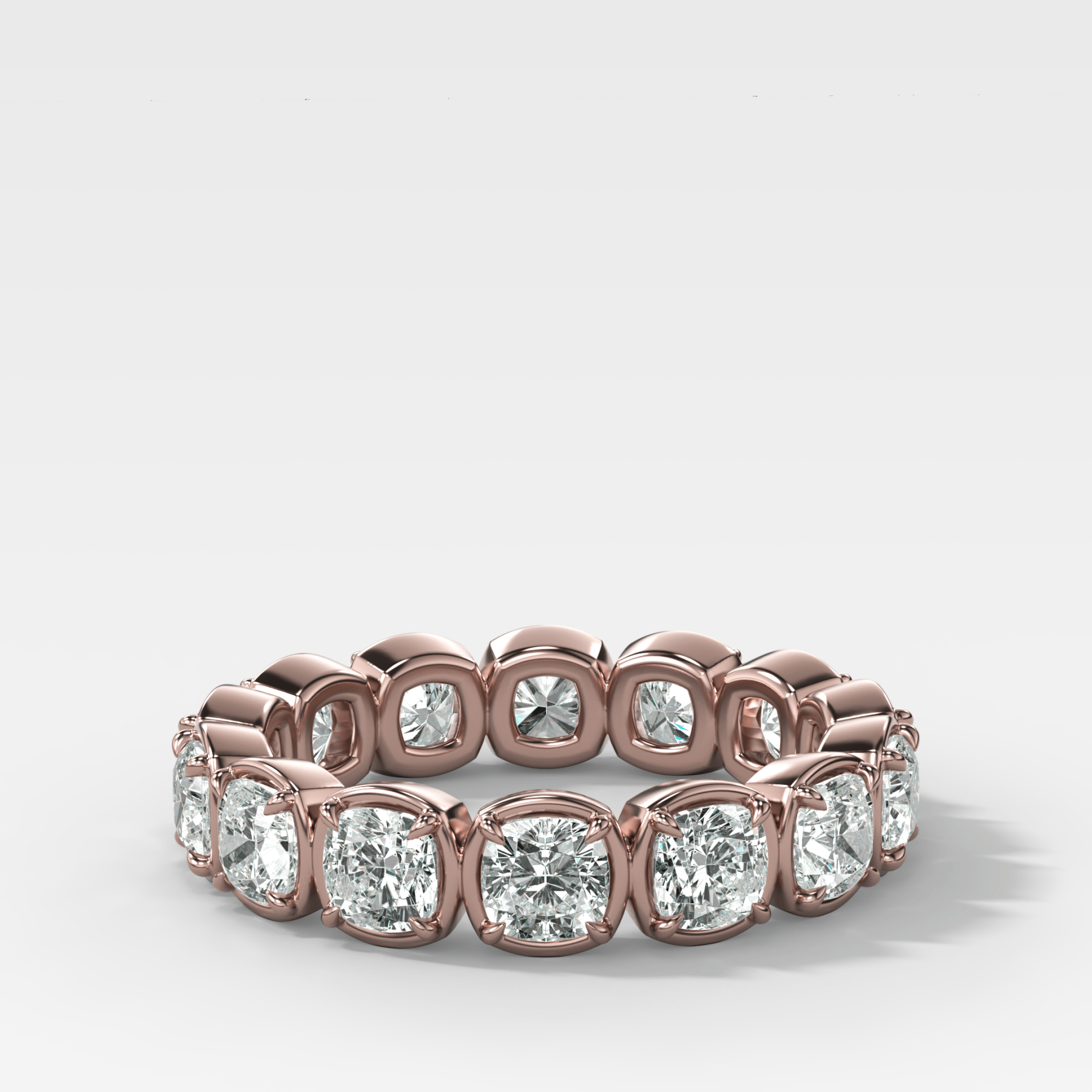 Club Set Eternity Band With Cushion Cuts