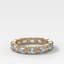 Club Set Eternity Band With East West Elongated Radiant Cuts