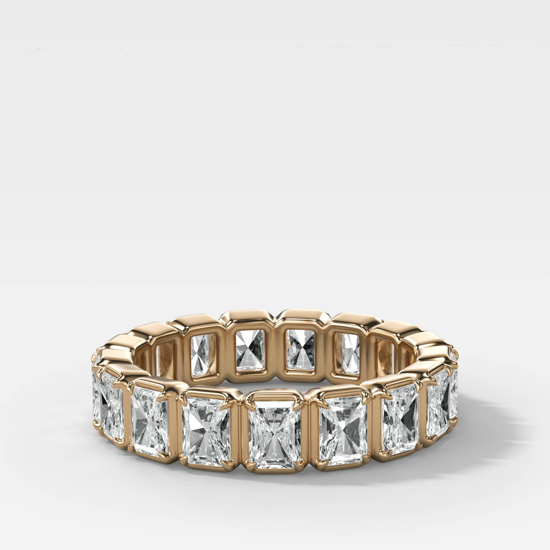 Club Set Eternity Band With North South Radiant Cuts Main image