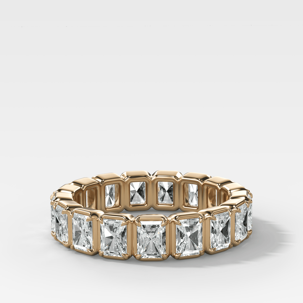 Club Set Eternity Band With North South Radiant Cuts