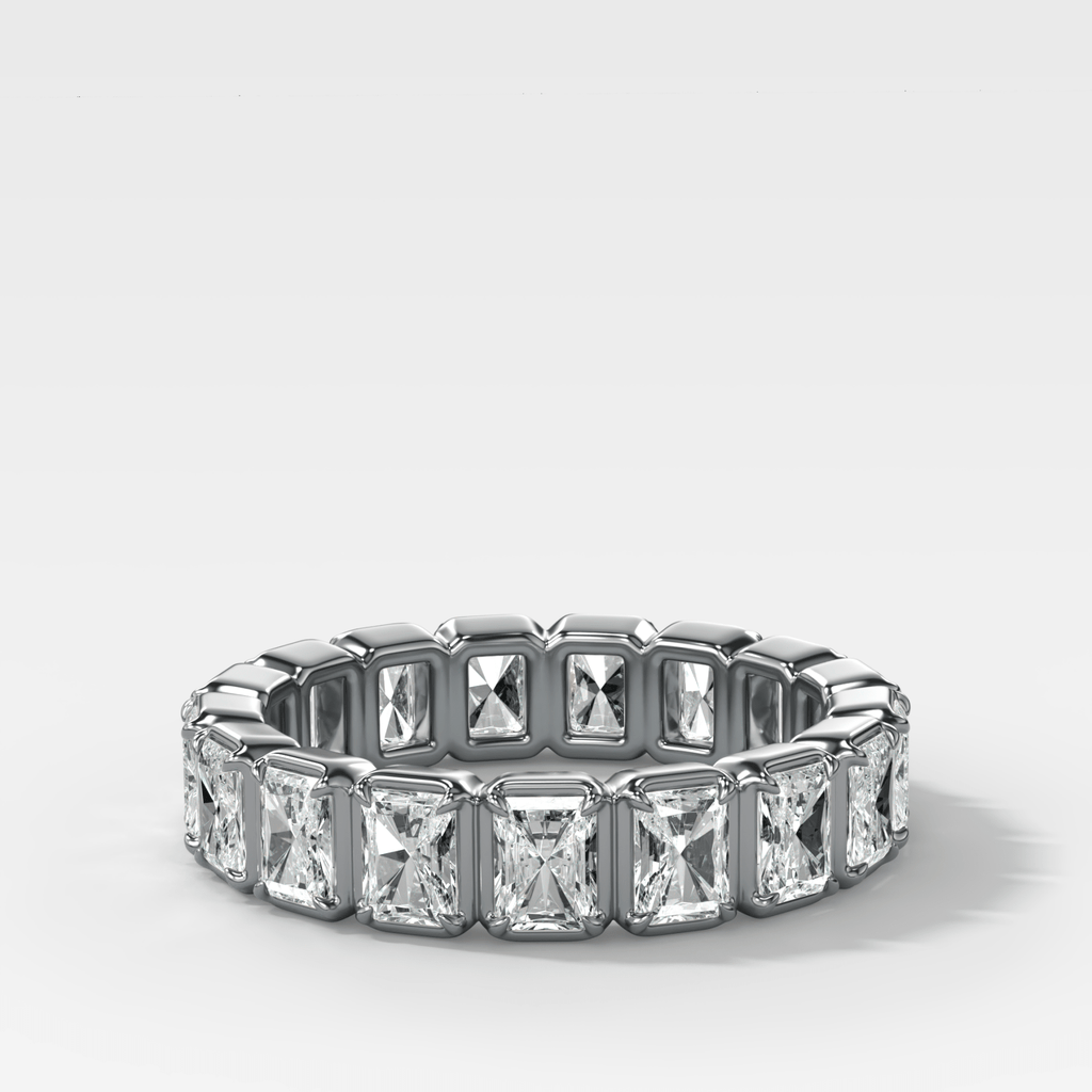 Club Set Eternity Band With North South Radiant Cuts