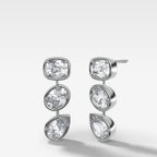 Club Trio Mixed Shape Drop Earrings No. 2