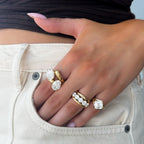 Double Wrap Engagement Ring with Oval Cut Diamonds 6CTW