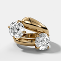 Double Wrap Engagement Ring with Round Cut Diamonds 6CTW