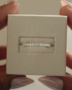 0.30 TCW Round CVD Diamond Full eternity Wedding Band