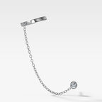 Ear Cuff Single with Diamond Chain