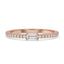 Baguette Diamond East West Engagement Ring