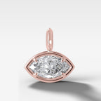 East West Club Marquise Attachable Diamond Pendant