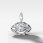 East West Club Marquise Attachable Diamond Pendant
