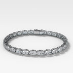 East West Oval Cut Tennis Bracelet (10.30 carat)