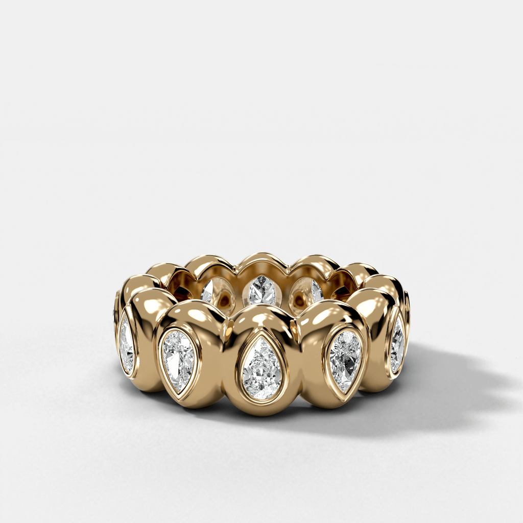 Egg Pear Eternity Band