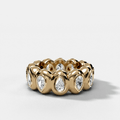 Egg Pear Eternity Band