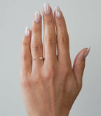 0.45CTW  Emerald  Cut Moissanite Unique Wedding Band