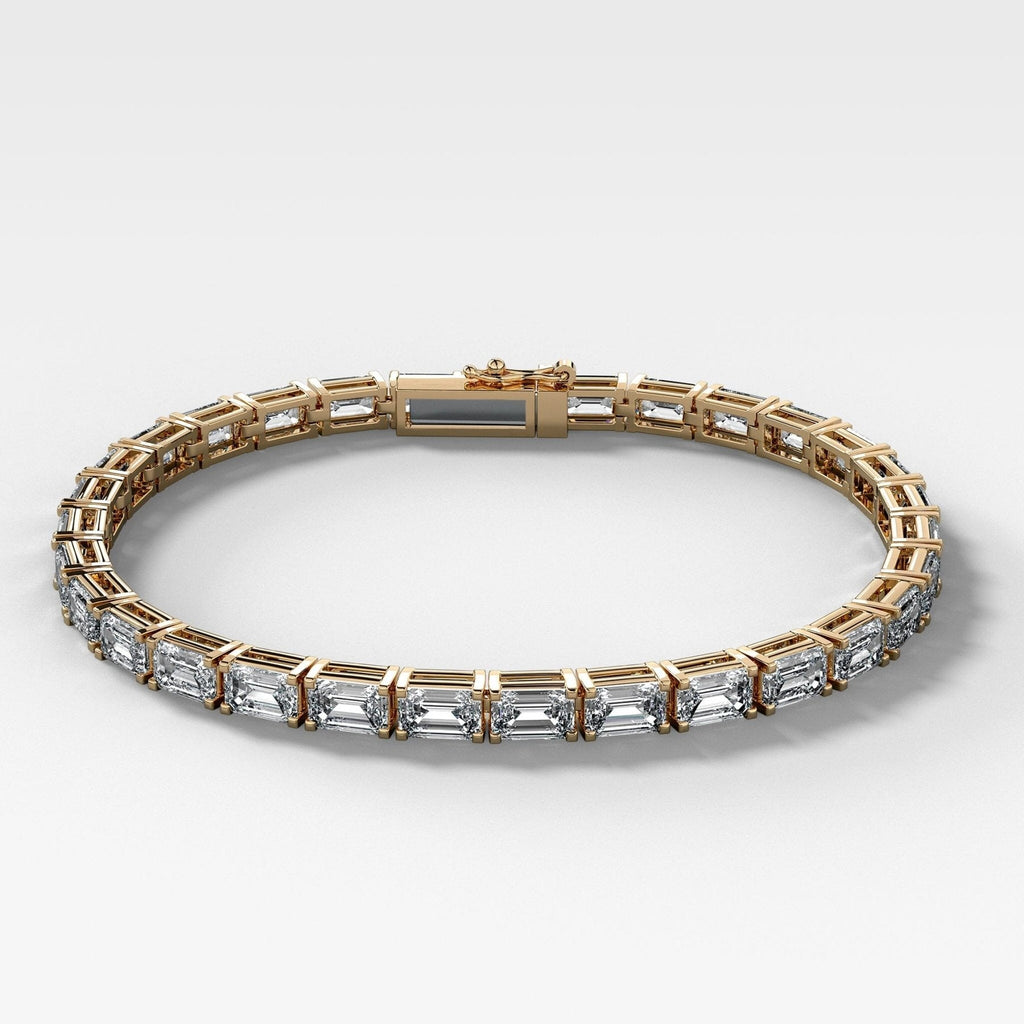 Emerald Cut Tennis Bracelet (14.00 carat)