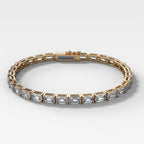 Emerald Cut Tennis Bracelet (14.00 carat)
