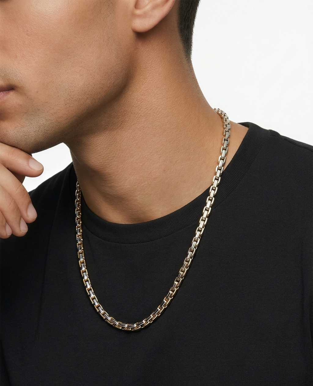 EMPIRE Gold Chain Link Necklace - 6mm