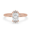 Radiant Cut Diamond Ring With Claw Prong Setting