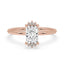 Radiant Cut Diamond Ring With Claw Prong Setting