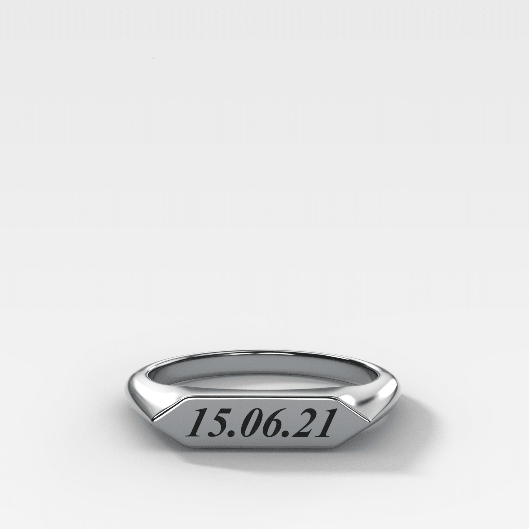 Engravable Signet Ring Secondary image