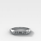Engravable Signet Ring