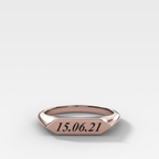 Engravable Signet Ring