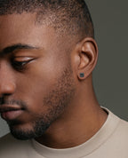 LA PAZ EverBlak Gold Single Stud Earring