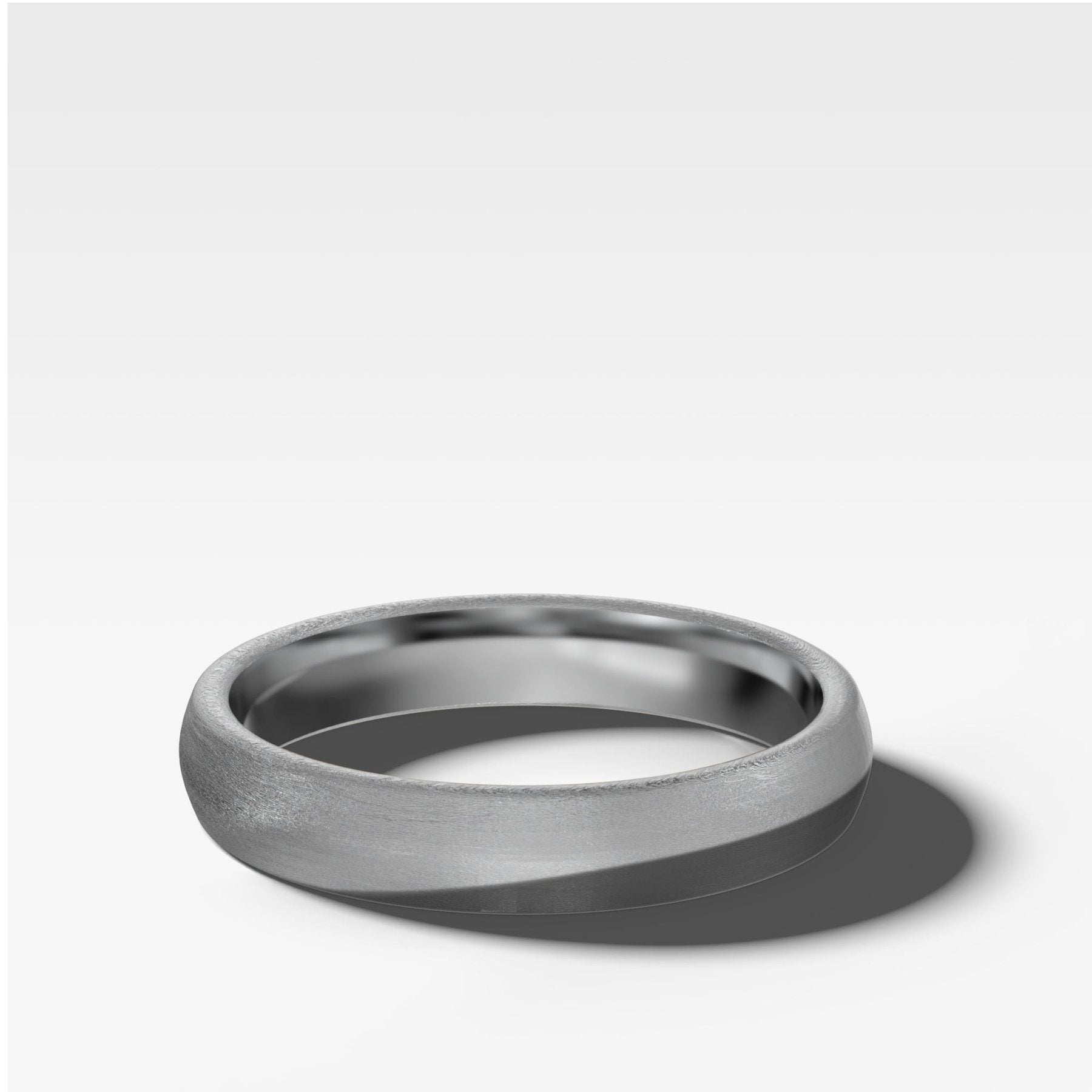 European Style Matte Wedding Band 4mm Secondary image