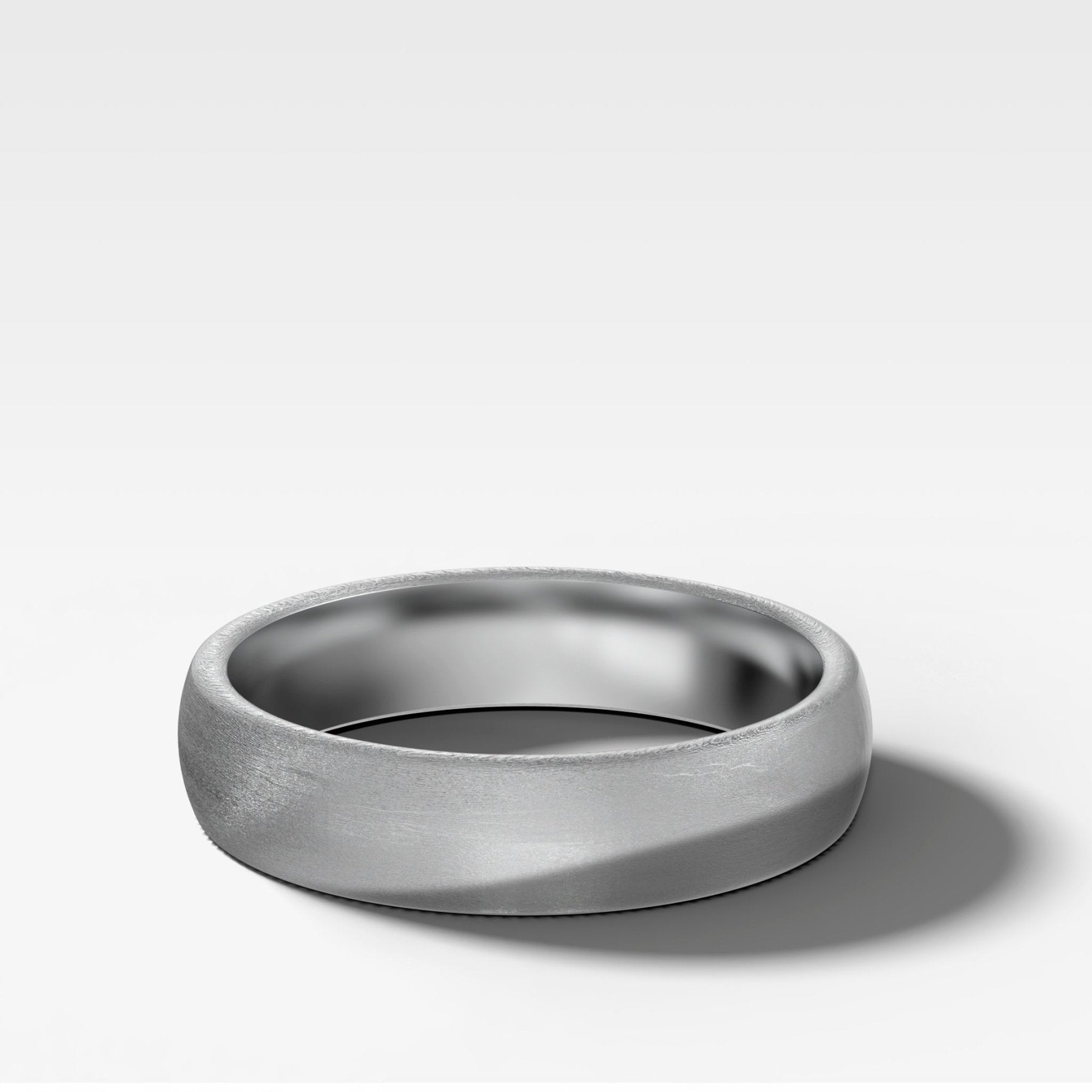 European Style Matte Wedding Band 5mm Secondary image