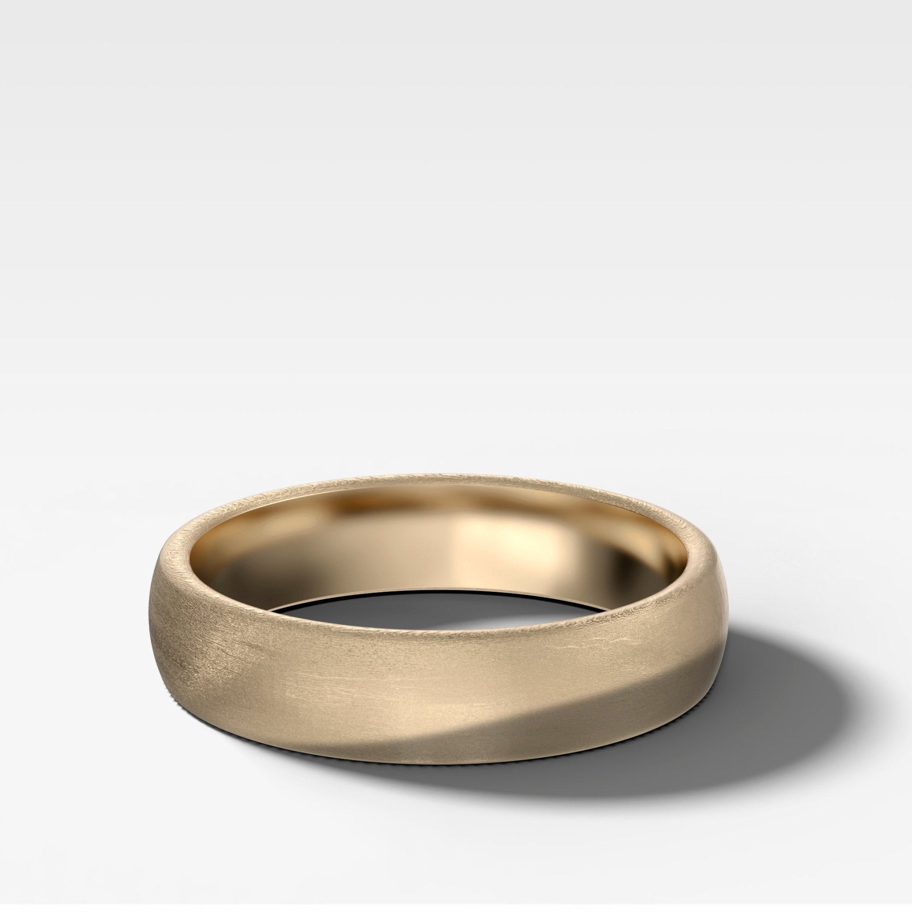 European Style Matte Wedding Band 5mm Main image