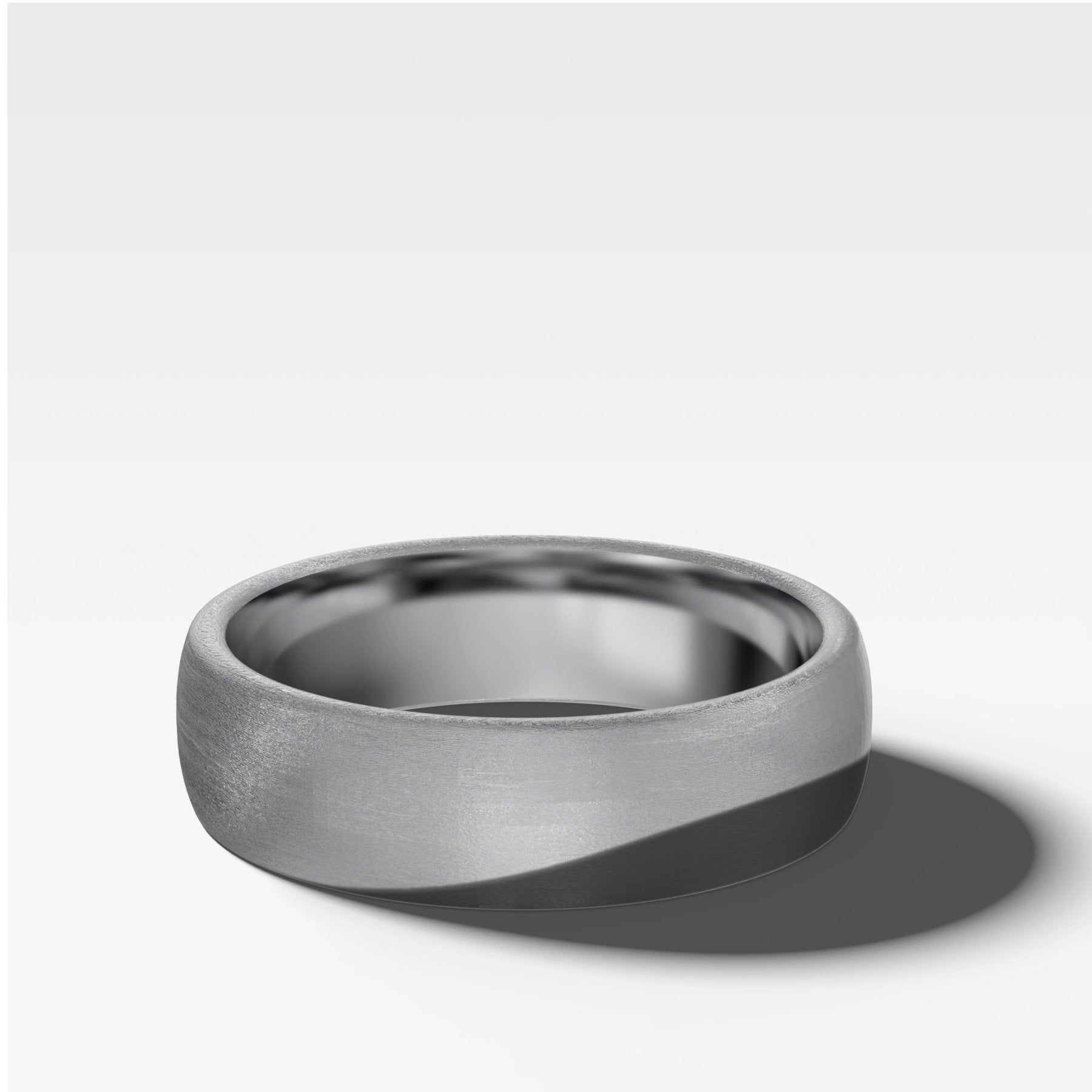 European Style Matte Wedding Band 6mm Secondary image