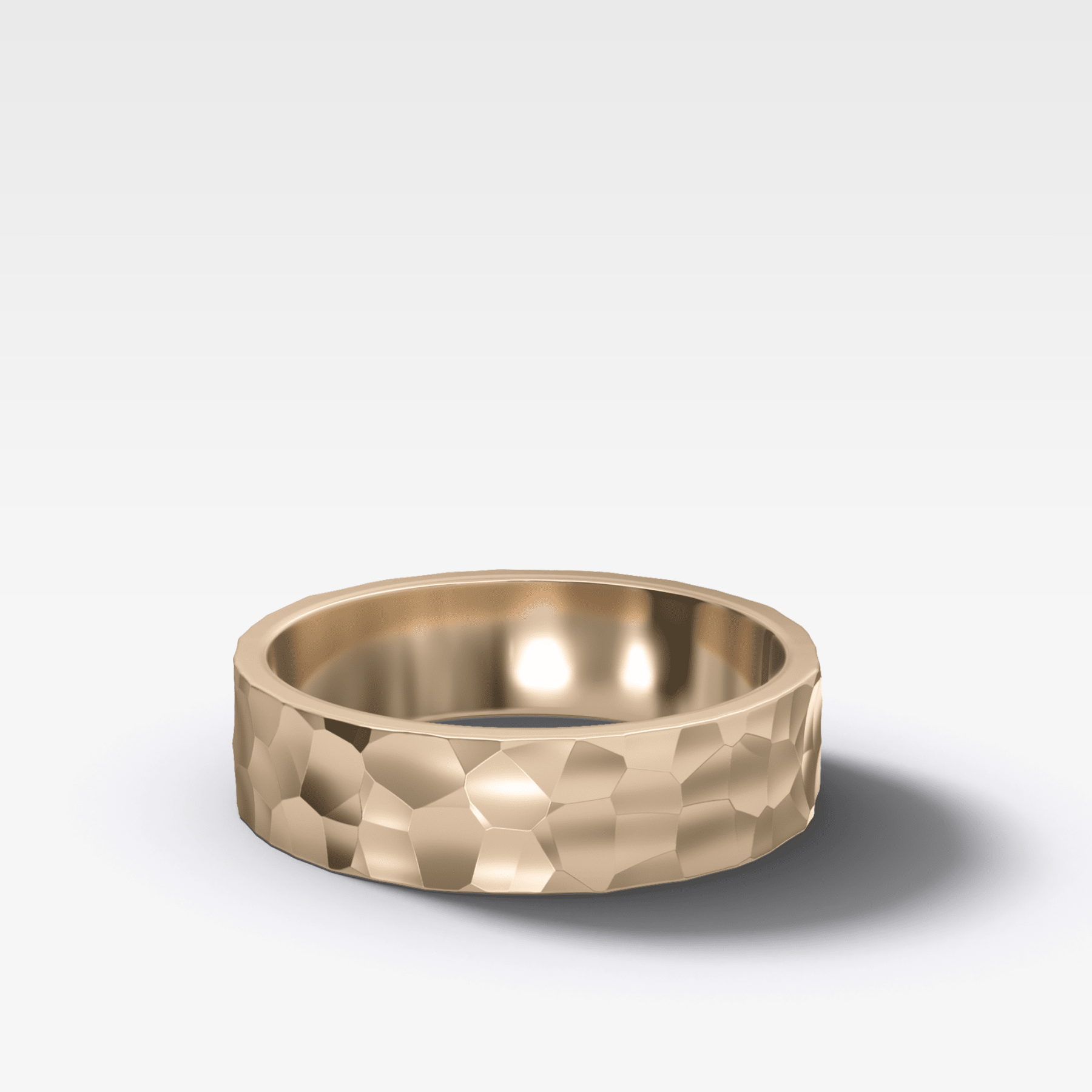Finest Hammered Wedding Band 5mm Main image