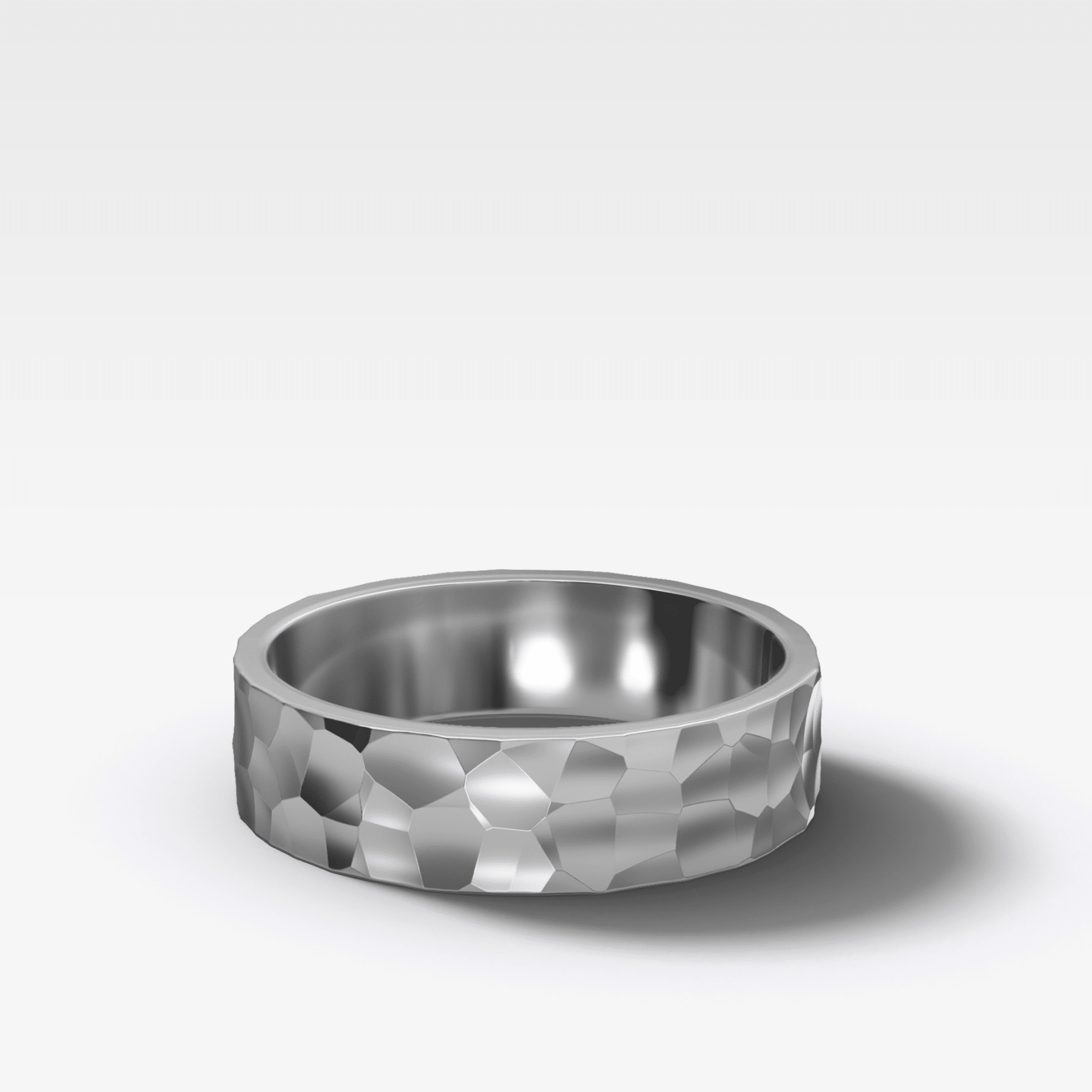 Finest Hammered Wedding Band 5mm Secondary image