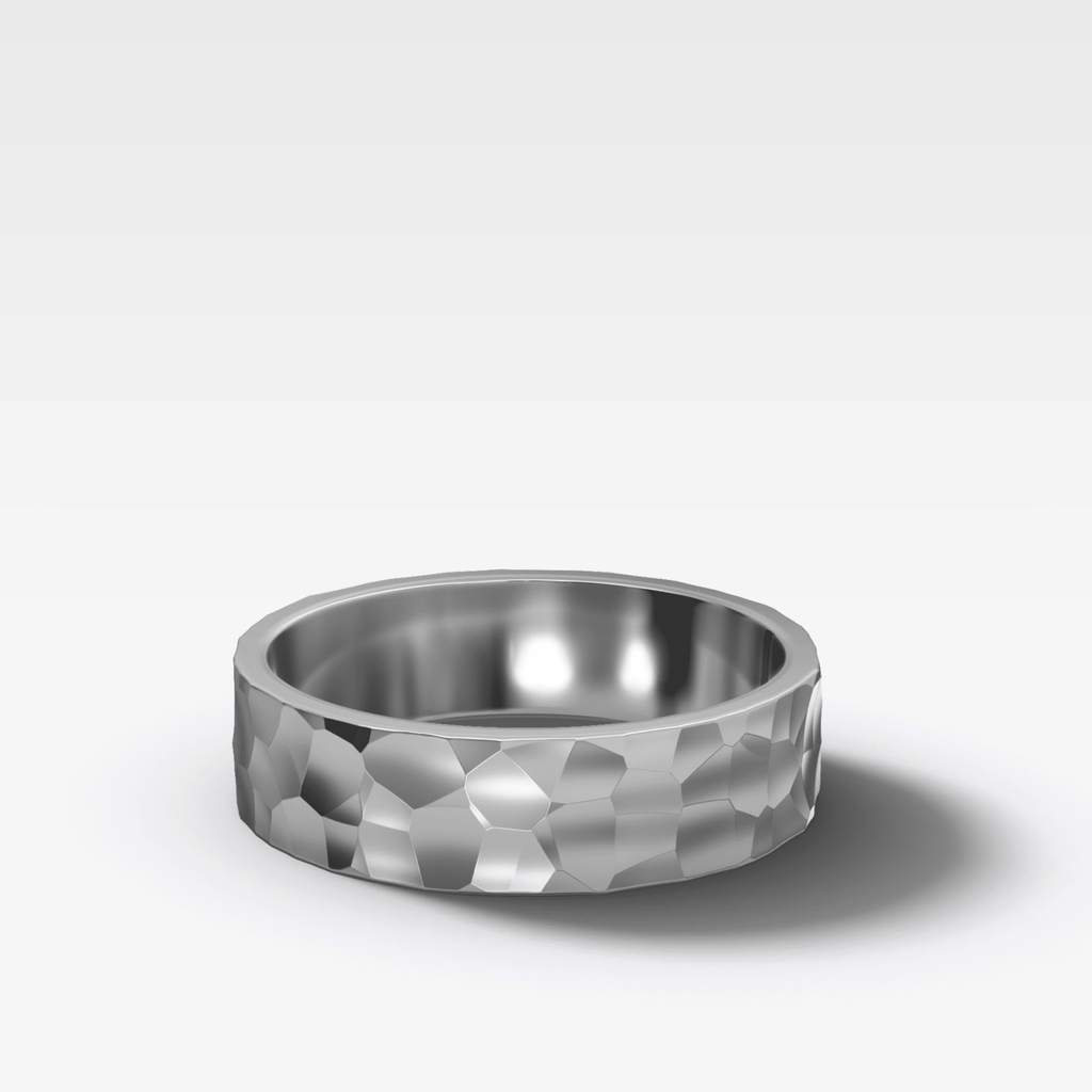 Finest Hammered Wedding Band 5mm