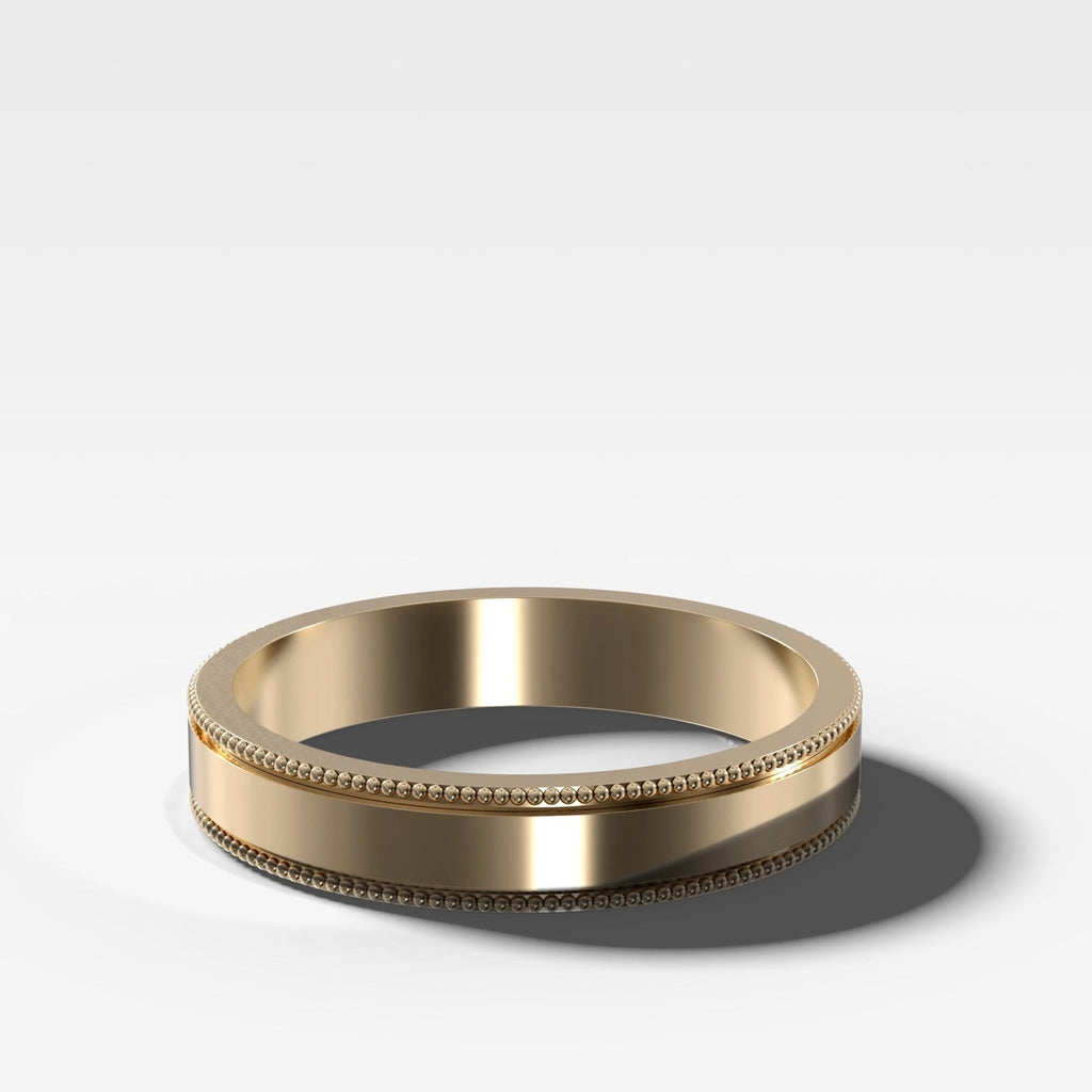 Finest Milgrain Wedding Band 4mm