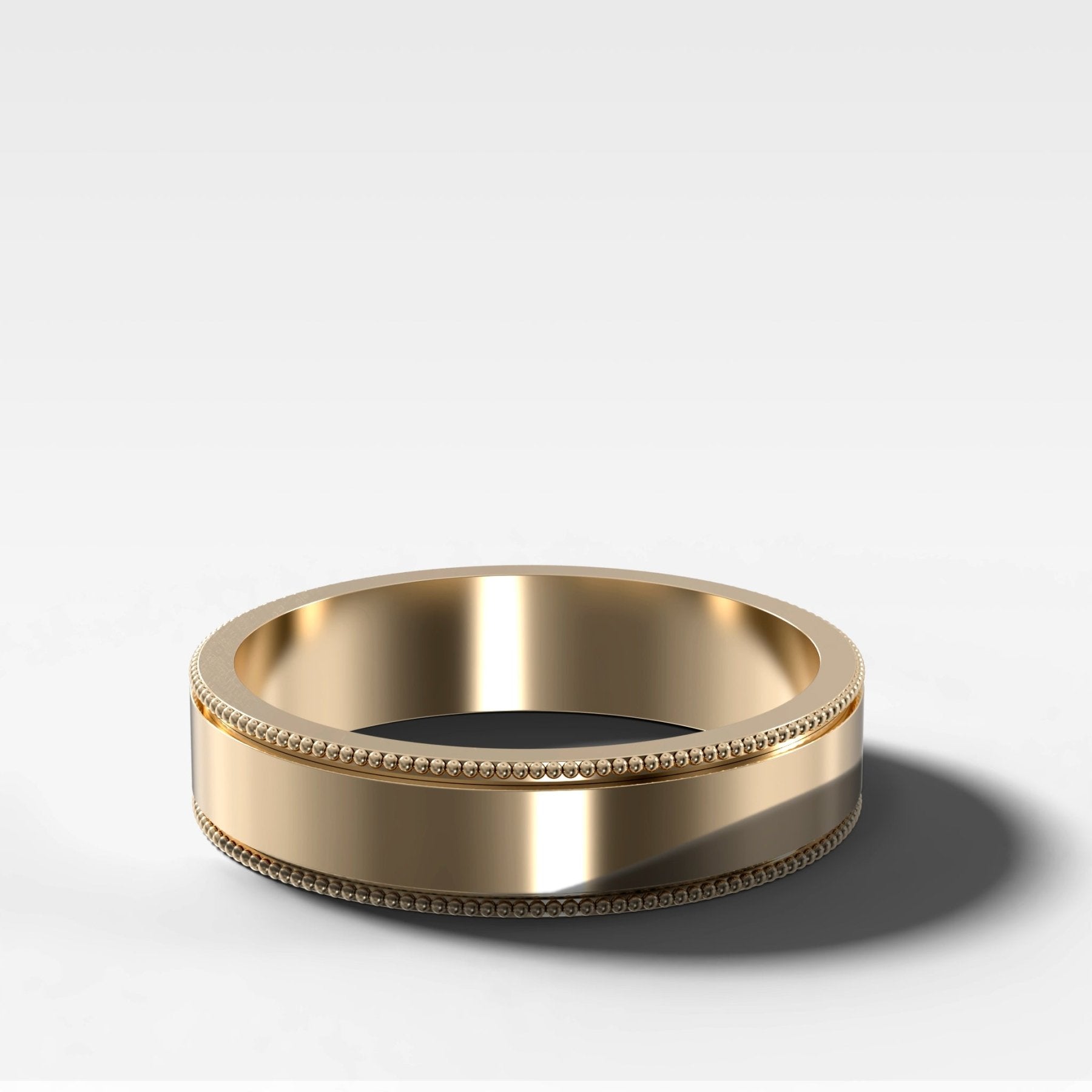 Finest Milgrain Wedding Band 5mm