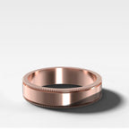 Finest Milgrain Wedding Band 5mm